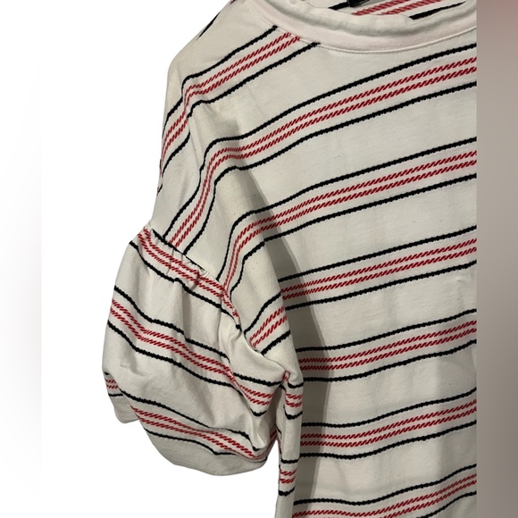 Code Mode puffy sleeve T-shirt striped size Med - Picture 5 of 5